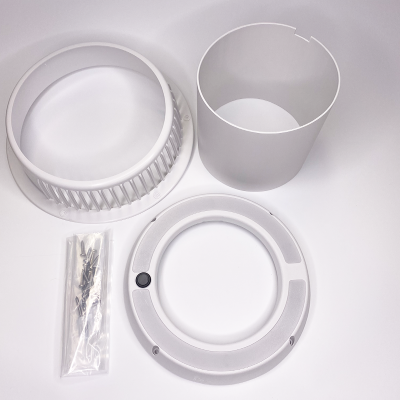 Maxxfan Dome Plus with LED & Sleeve - White