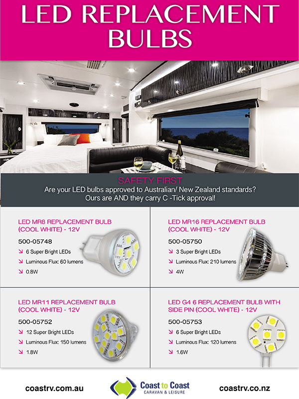 LED replacement bulbs brochure