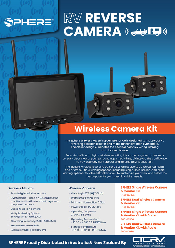 Sphere Wireless Reversing Camera Brochure