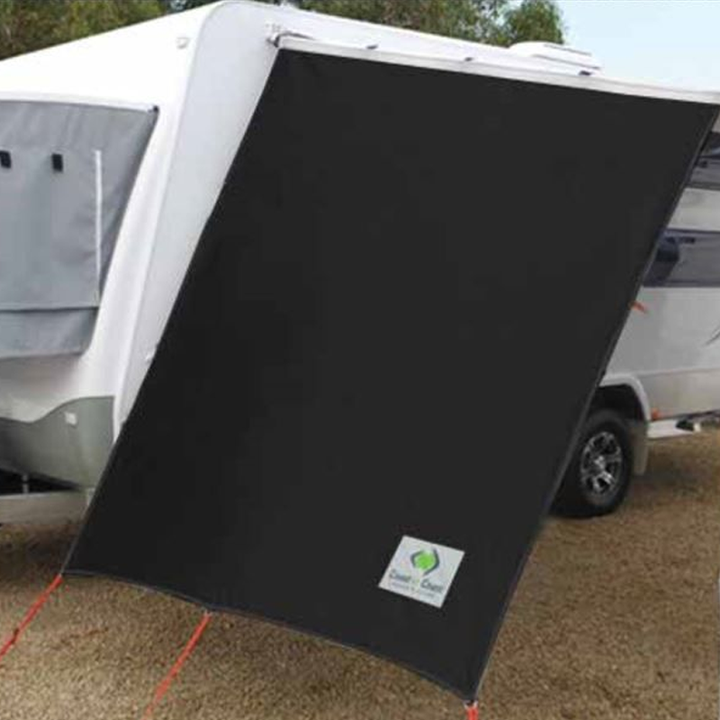 Black Side Sunscreen for Caravans