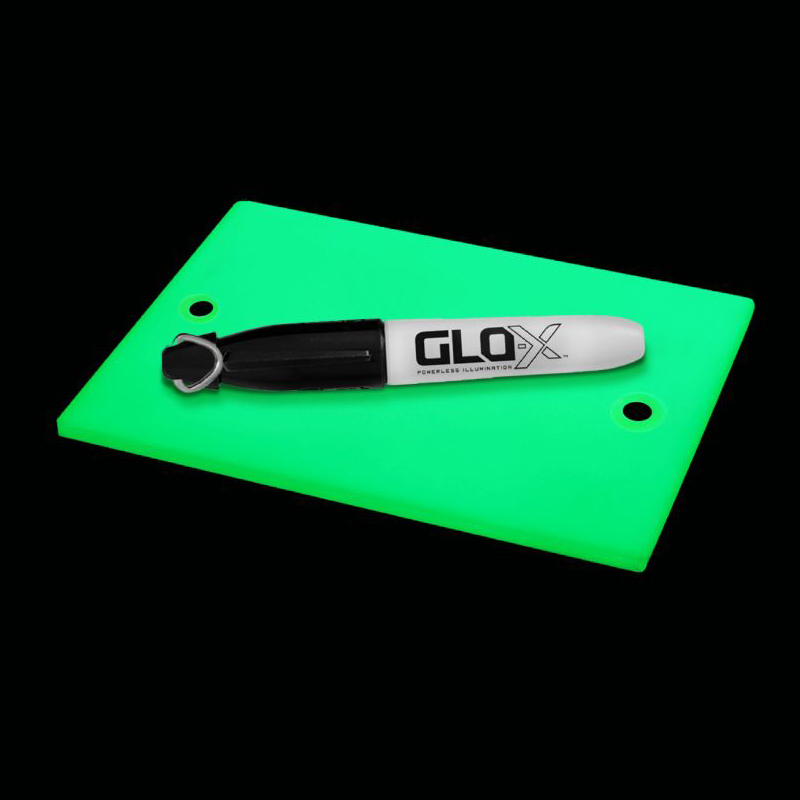GLO-X 90 x 55mm SIGN TILE MARKER