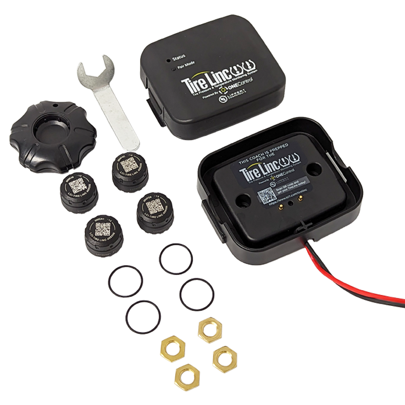 LCI Lippert TIRE LINC 2.0 AU Bluetooth TPMS Kit 4 Sensors. Coast to