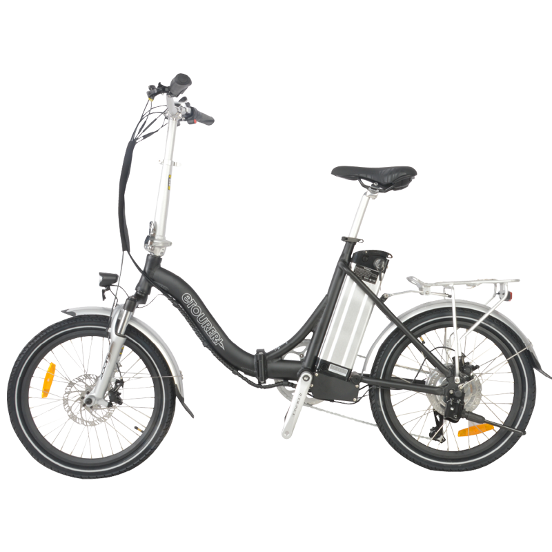 Etourer F2 Folding E-Bike Step-Through Model - Mattline Black