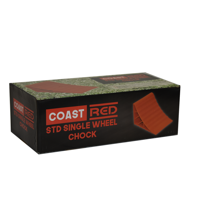 Coast Red Std Single Wheel Chock