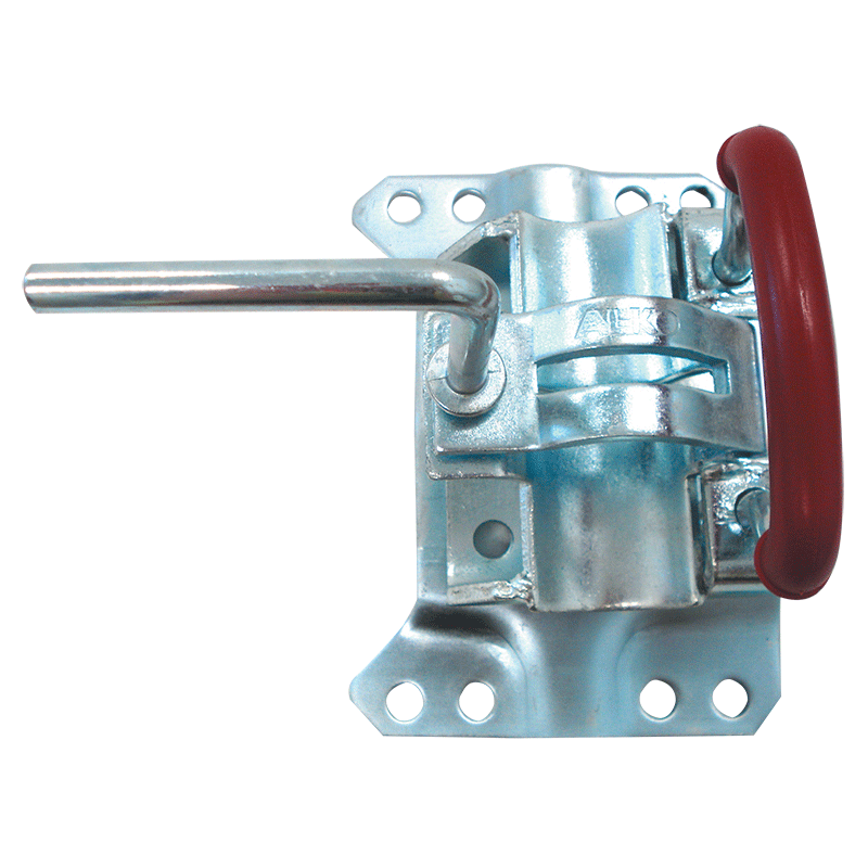 Adjustable swivel jockey wheel bracket