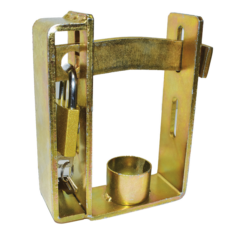 Dual Trailer Coupling Lock Heavy Duty - Inc. Padlock