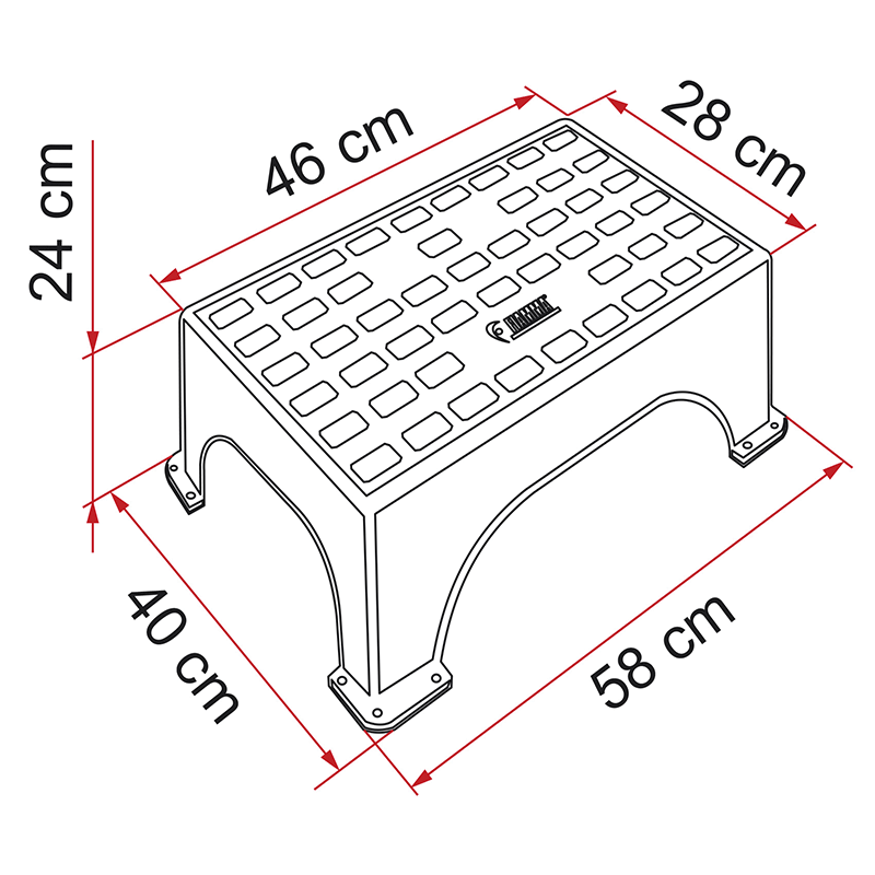 Fiamma Magnum Plastic Step