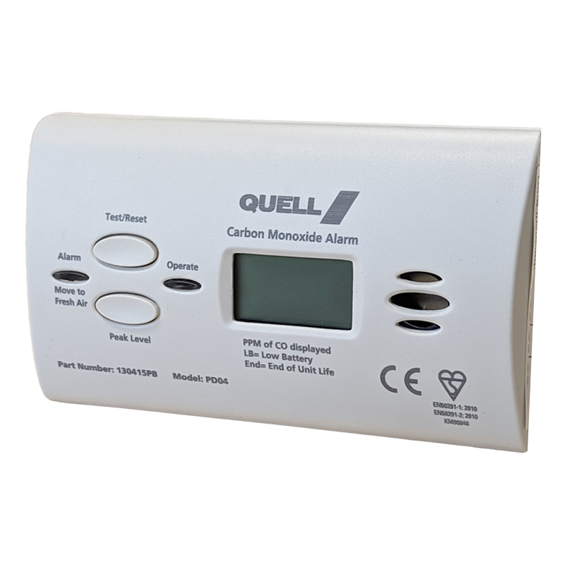 Quell PD04 Carbon Monoxide Digital Display Alarm