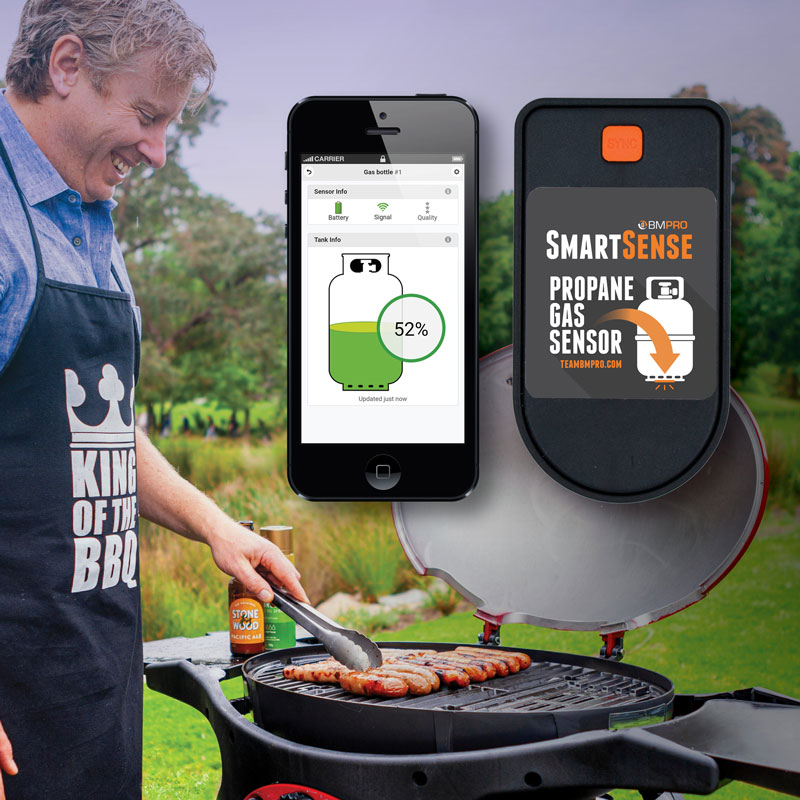 BMPRO SmartSense - Single Gas Bottle Level Monitor & App.