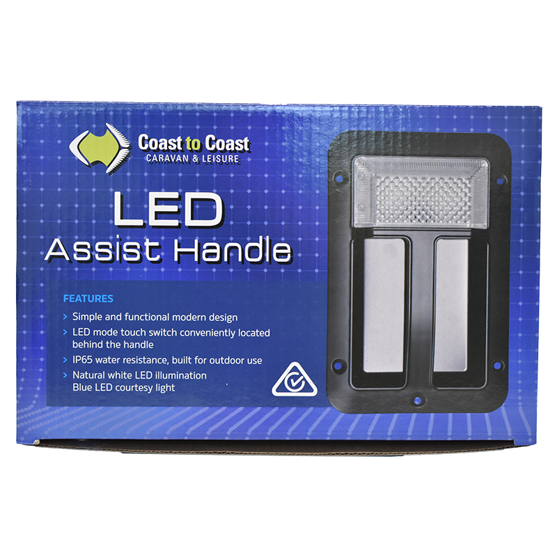 LED ASSIST HANDLE BLACK