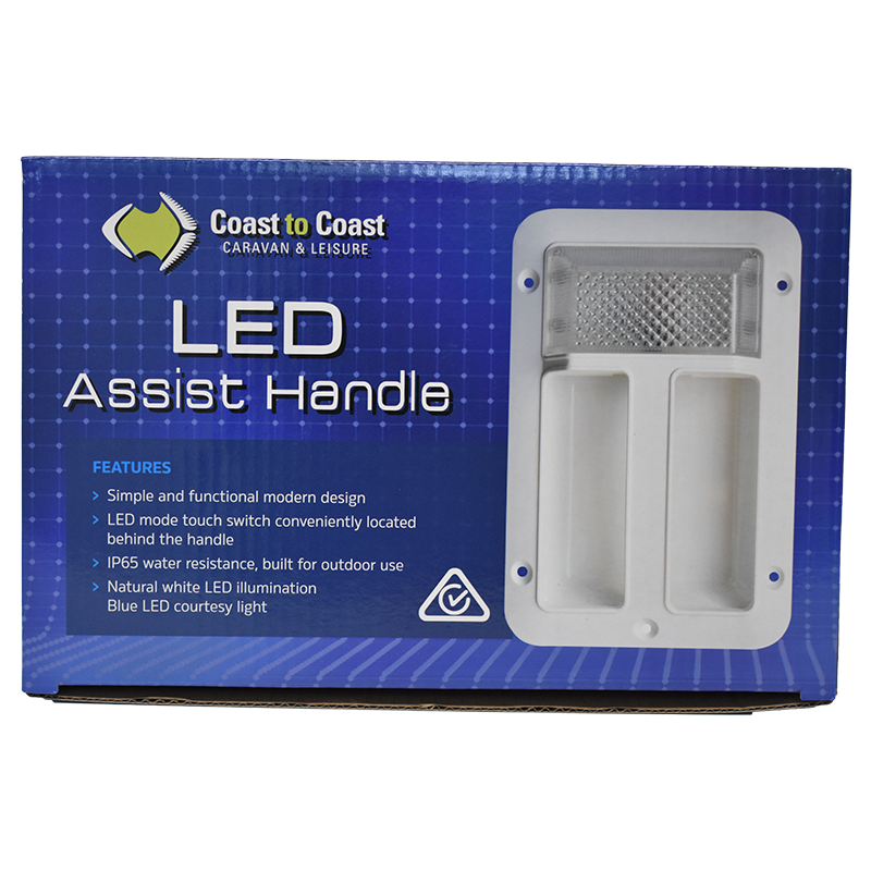 LED ASSIST HANDLE WHITE