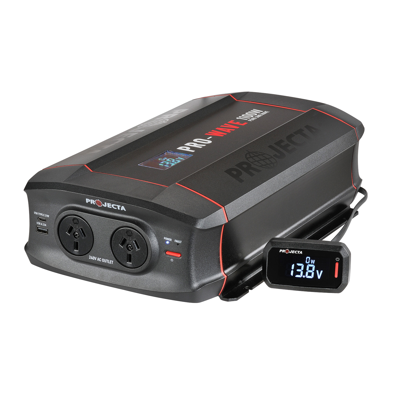 PROJECTA PRO WAVE 1100W 12V Pure Sine Wave Inverter. PW1100