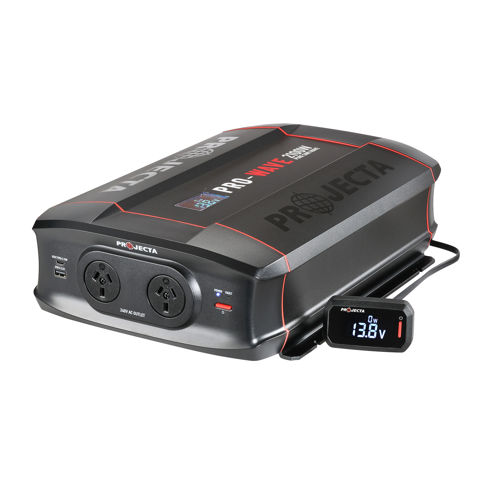 PROJECTA PRO WAVE 2100W 12V Pure Sine Wave Inverter. PW2100