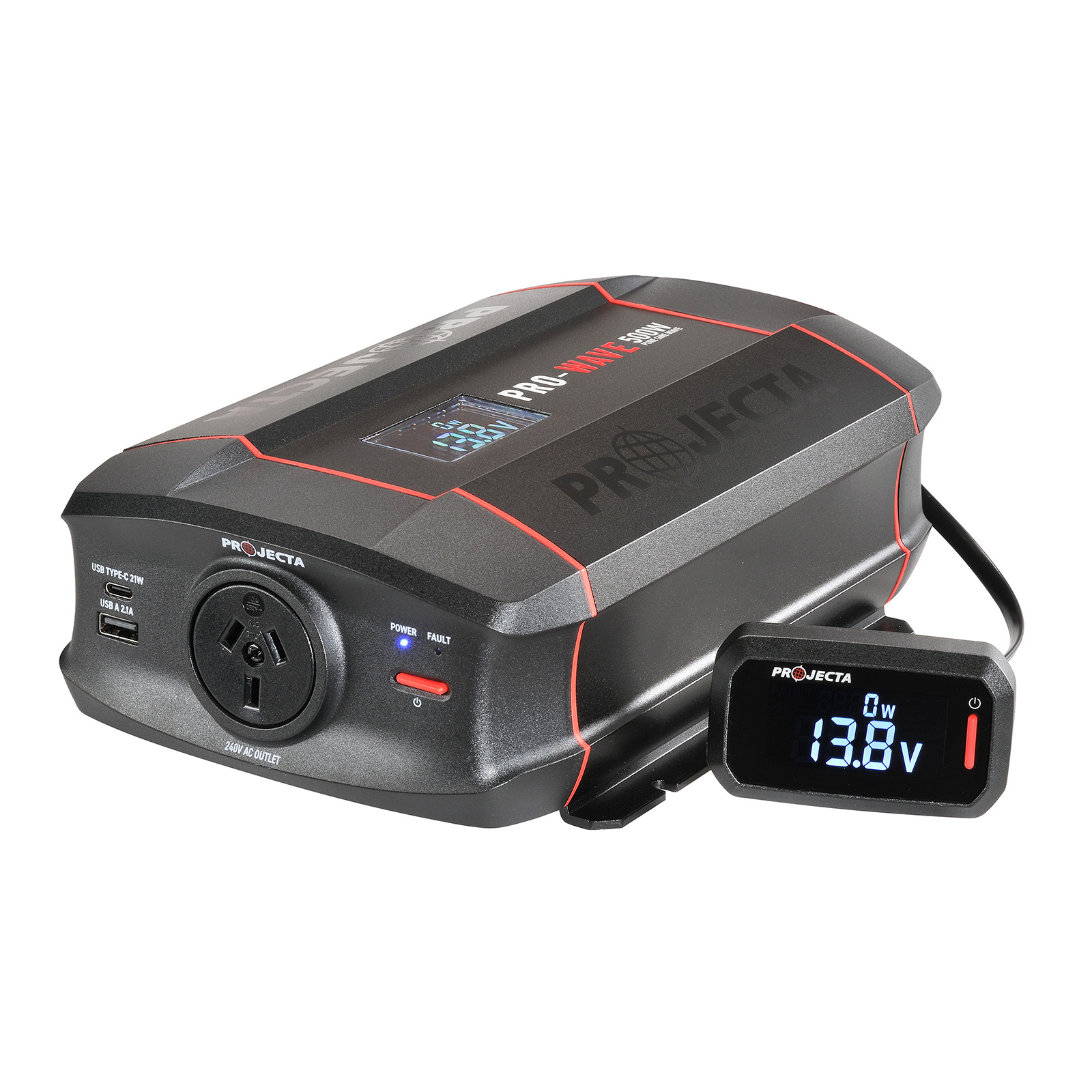 PROJECTA PRO WAVE 500W 12V Pure Sine Wave Inverter. PW500