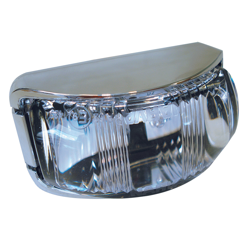 Narva L.E.D Front Lamp White - Chrome Base