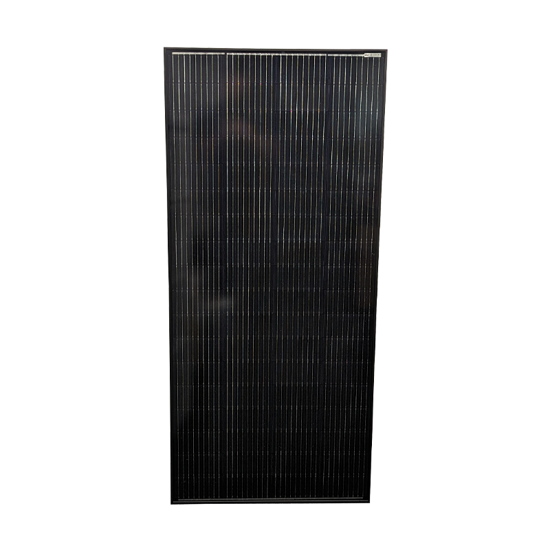 Sphere 200w Mono Crystalline Twin Cell BLACK Solar Panel - 670x1480x35mm