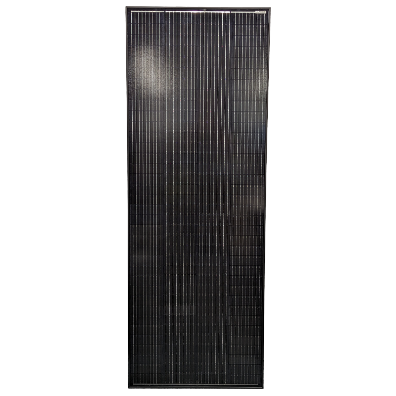 Sphere 250w HIGH VOLTAGE Mono Crystalline Twin Cell  BLACK Solar Panel - 670x1850x35mm
