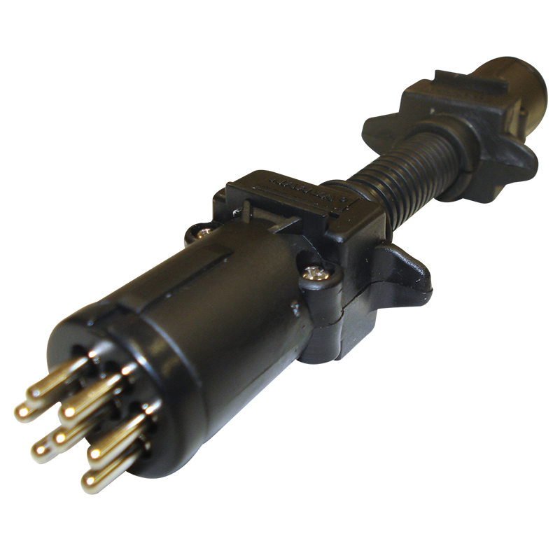 Narva Trailer Adaptor 6 Pin Round Car To 7 Pin Round Blister Pack