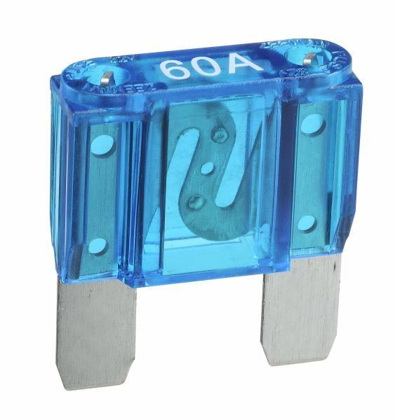 NARVA 60 Amp BLUE MAXI-Blade Fuse - 10 Per Box. 52960