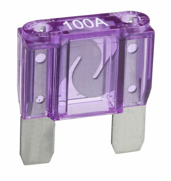 NARVA 100 Amp PURPLE MAXI-Blade Fuse - 10 Per Box. 52990