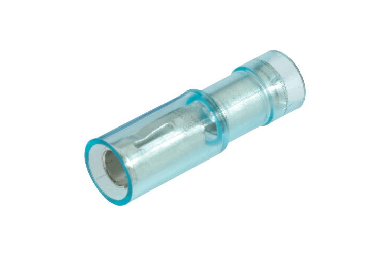NARVA 4.0mm Trans-BLUE Female Bullet TERMINAL t/s 4mm - 100 Per Box. 56153