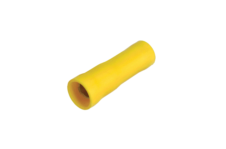 NARVA 5.0mm YELLOW Female Bullet TERMINAL t/s 5-6mm - 100 Per Box. 56157