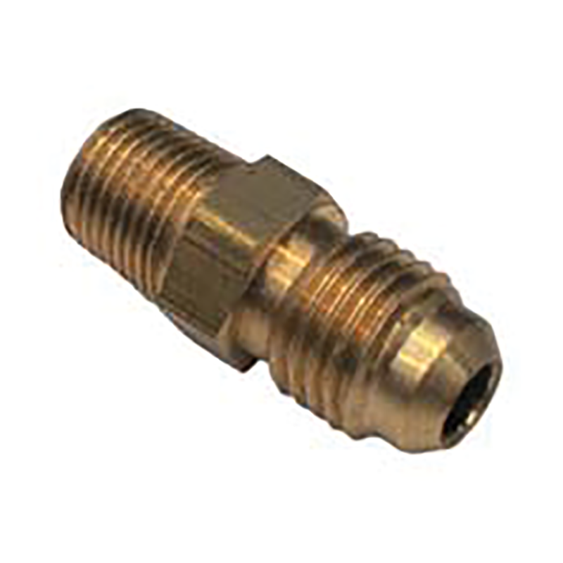 SAE 45 Degree Flare Brass Fitting Male Union 5/16 Tube 1/8 BSPT