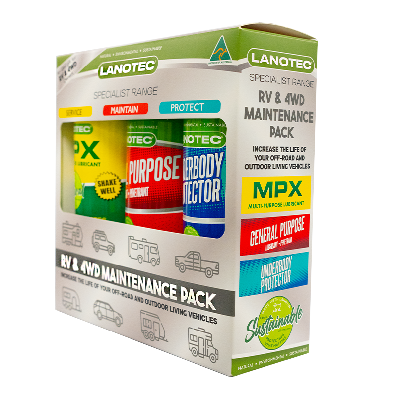 LANOTEC RV Specialist 3-Pack - MPX+GEN PURPOSE+U-BODY PROTECTION| 300g x 3. RV4WDMP