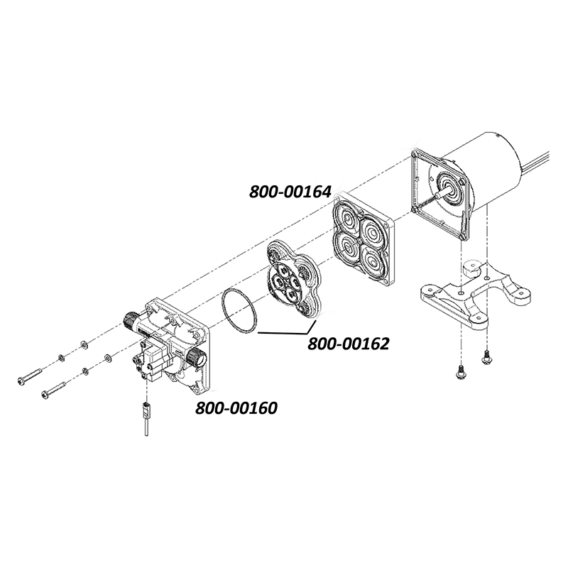 Replacement Drive Assembly#3 - Shurflo 4009 Pump