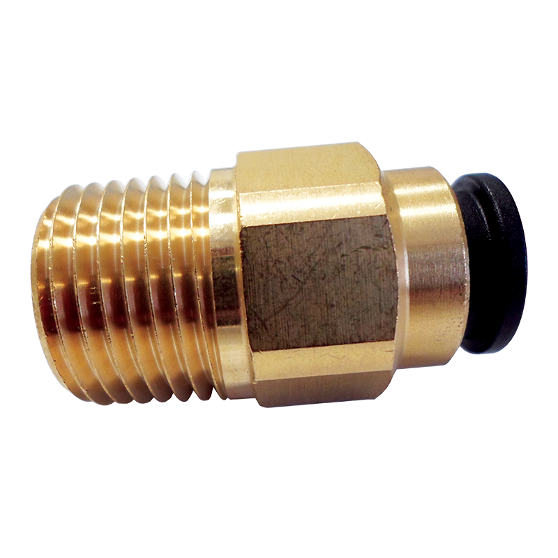 John Guest Brass Straight Adaptor (12mm x 1/2