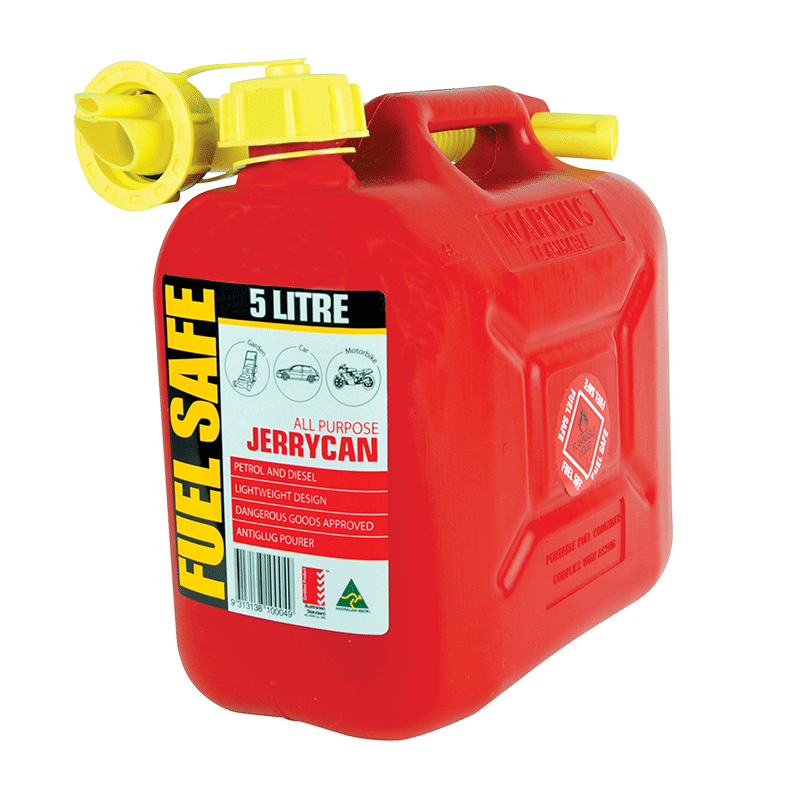 Fuel Safe All Plastic Can - 5L
