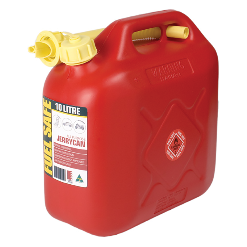 Fuel Safe All Plastic Can - 10L