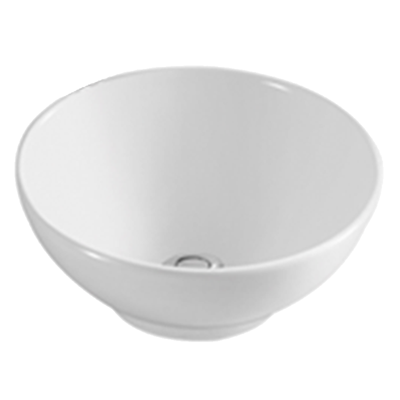 White Round Ceramic Bathroom Basin
