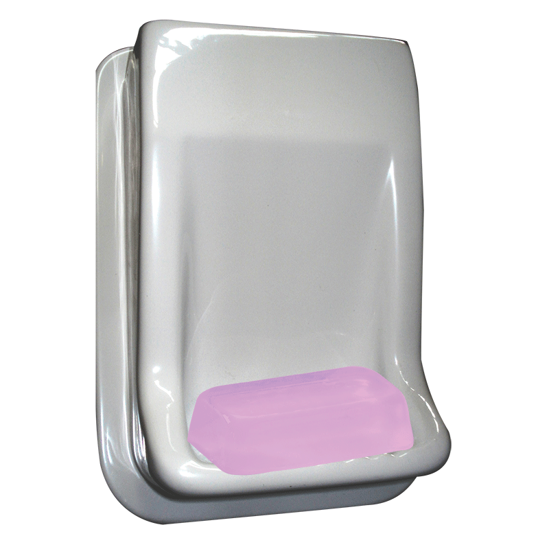 Acrylic Soap Holder (white)