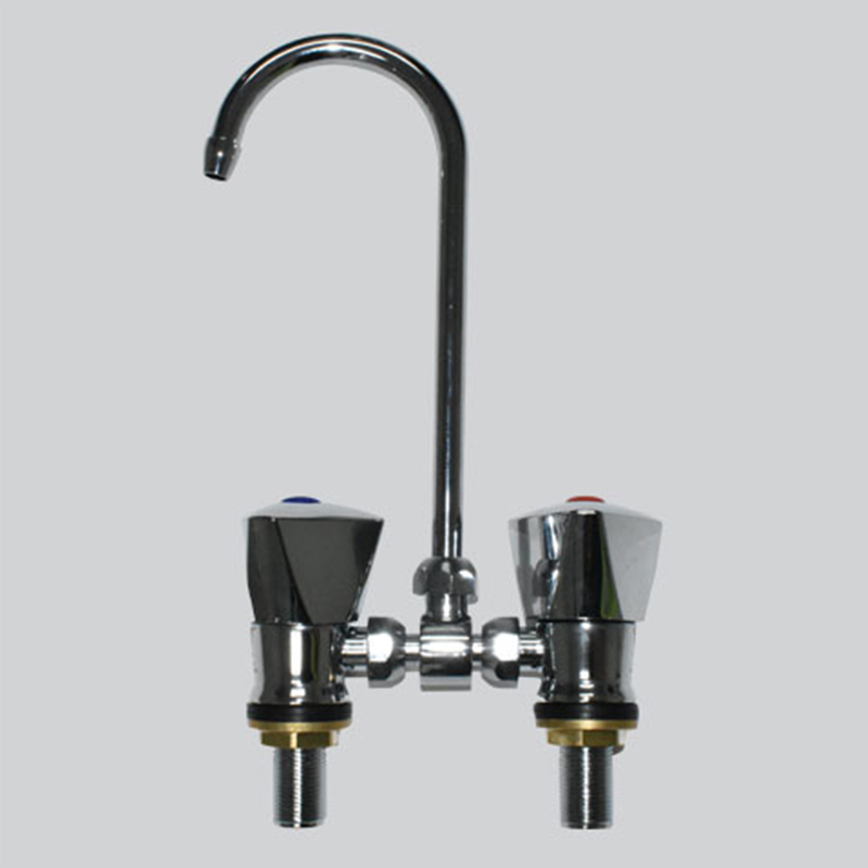 Coast Watermark Hot and Cold Mixer Faucet with Fold Down Spout