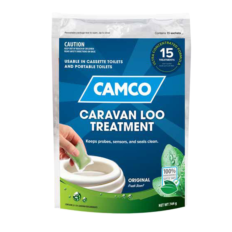 Camco Caravan Loo Treatment Fresh Scent - 15 Drop-Ins