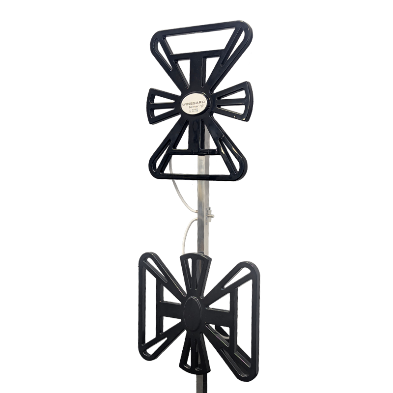 Winegard H V Antenna Retrofit Kit with Head and Mast BLACK