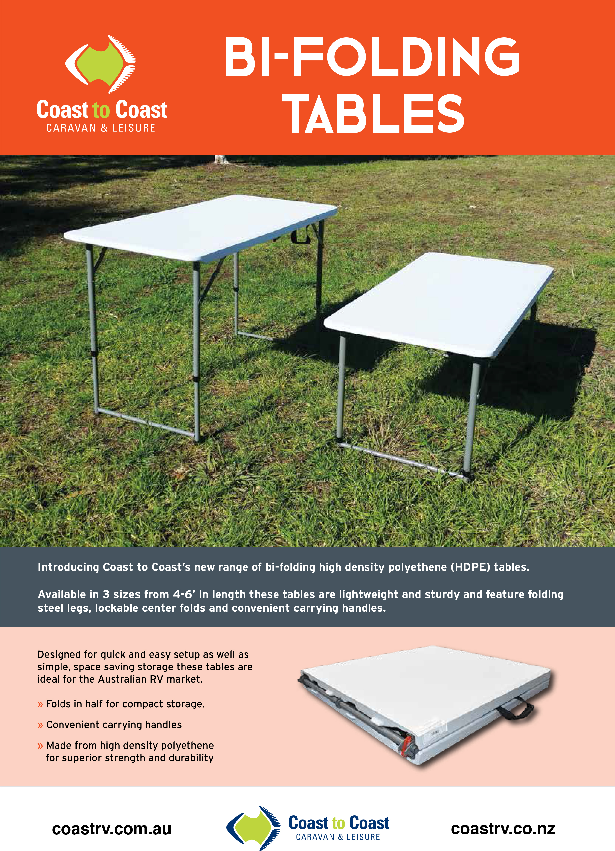 Bi-Folding Tables 