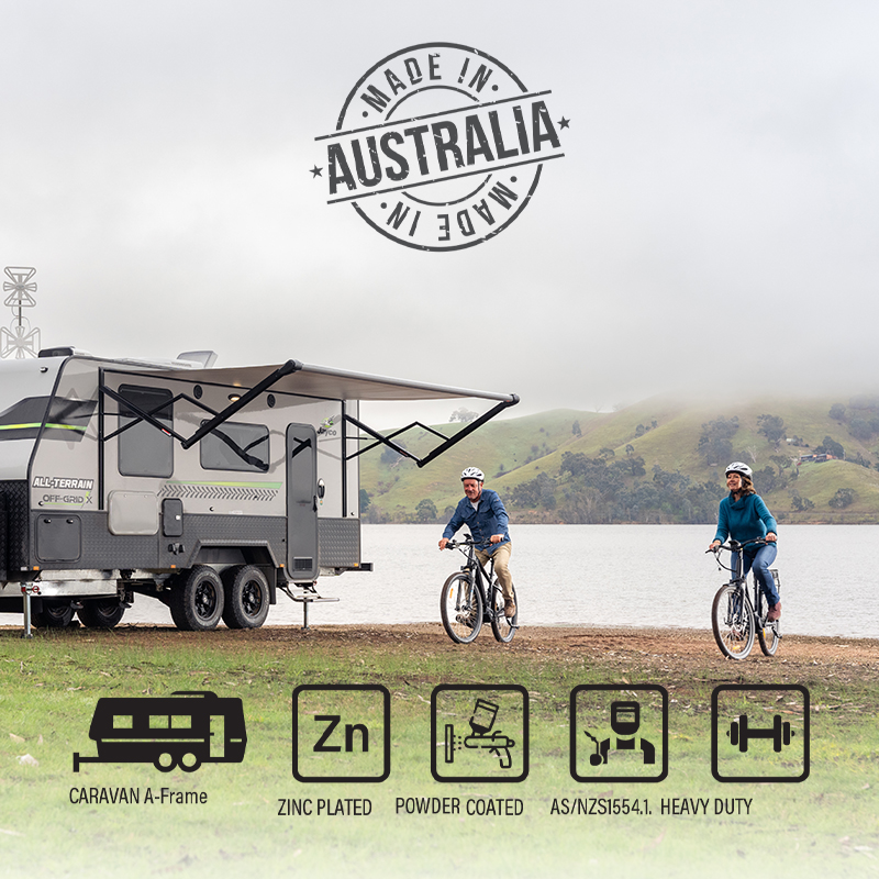 Coast RV X4 Caravan Bike Rack – 4 Bike 